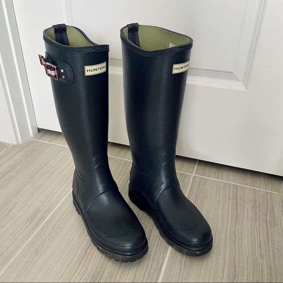 Hunter Shoes | Hunter Balmoral Wellington Rubber Boots Special Edition | Color: Black | Size: 8 | Mccolbert24's Closet